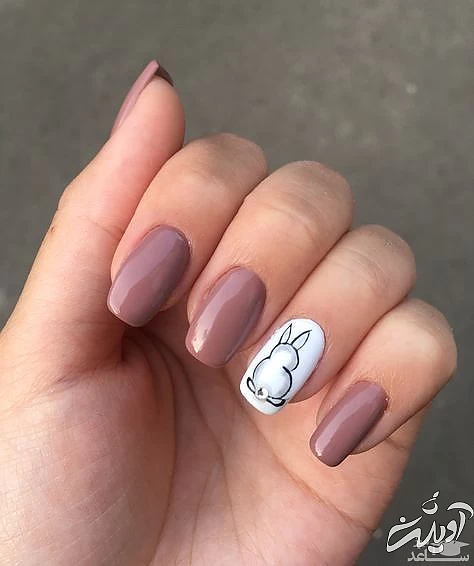 طرح ناخن خرگوشی